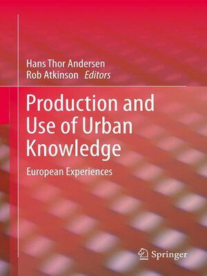 cover image of Production and Use of Urban Knowledge
